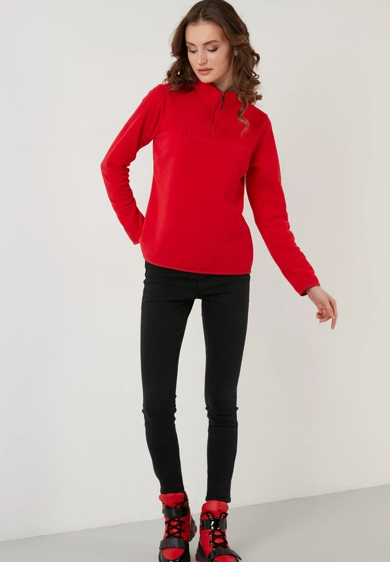 LELA Forro Polar - Red , Mujer 2 LELA Forro Polar - Red , Mujer - Imagen 2