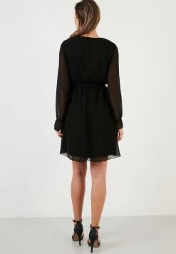 LELA CHIFFON - Vestido Informal - Black, Mujer -LELA Tienda f02476ccd07940a18d12bd60eeb3ba92