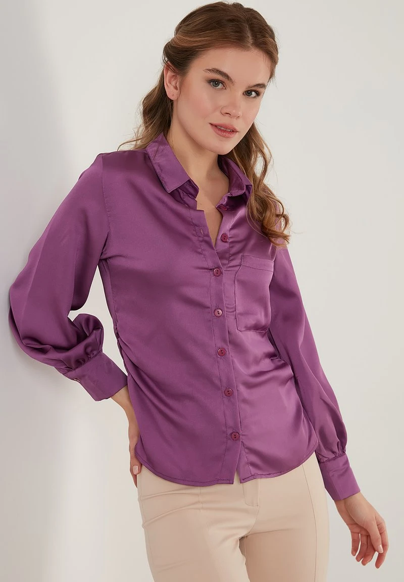LELA Camisa - Purple , Mujer 7 LELA Camisa - Purple , Mujer - Imagen 7