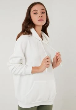 LELA Jersey Con Capucha - Ecru , Mujer -LELA Tienda f1478e8711b045b7b8c97eeaefcf7fed