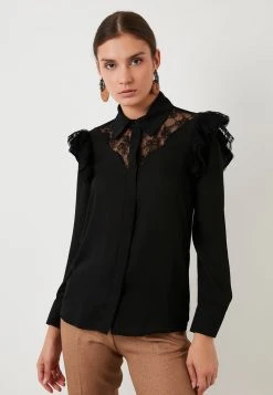 LELA Camisa - Black , Mujer -LELA Tienda f1ef93fbeaa6431a974571e503335e95
