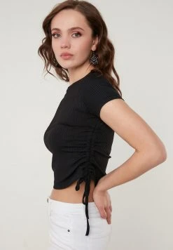 LELA SLEEVE BLOUSE - Camiseta Estampada - Black , Mujer -LELA Tienda f2bfdedbd4ae4fab88b9f456c46ca272