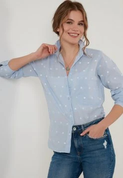 LELA Camisa - Blue , Mujer -LELA Tienda f2c4214bc6e8476aac7d6cef0a4feb7a