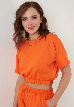 LELA CROP - Shorts - Orange, Mujer -LELA Tienda f2f4a148e4a24564bb4194a180f91407