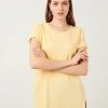 LELA Camiseta Básica - Yellow, Mujer