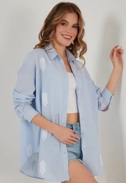 LELA REGULAR FIT - Camisa - Blue , Mujer 6 LELA REGULAR FIT - Camisa - Blue , Mujer -LELA Tienda f60de9b914bb4692a92c179878911c6a
