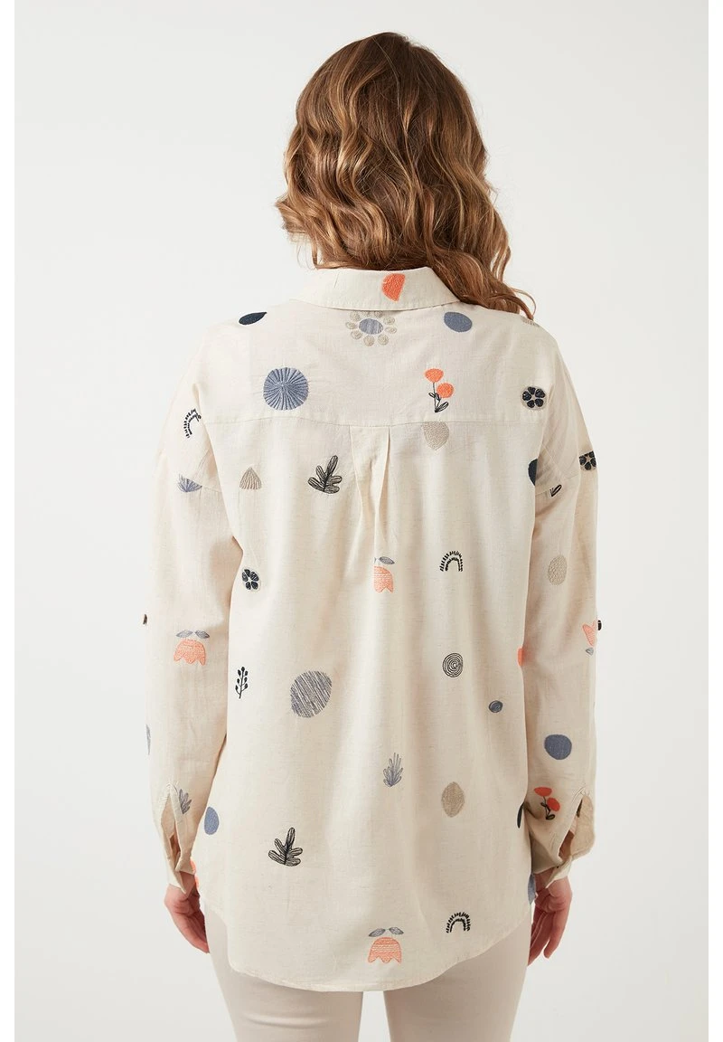 LELA Camisa - Stone Colored , Mujer 3 LELA Camisa - Stone Colored , Mujer - Imagen 3