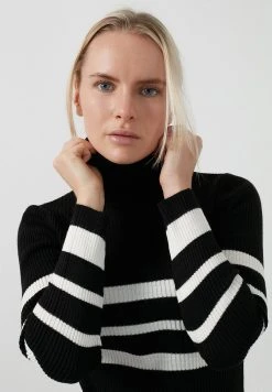 LELA Jersey De Punto - Black-ecru, Mujer -LELA Tienda fac2f8c0f91a473d8372b642556c0021