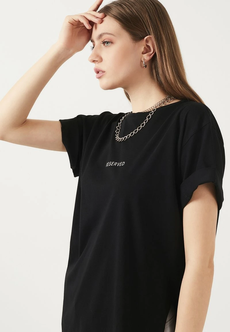 LELA Camiseta Estampada - Black , Mujer 4 LELA Camiseta Estampada - Black , Mujer - Imagen 4