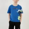 LELA REGULAR FIT T-SHIRT AND SHORTS - Shorts - Blue , Niños