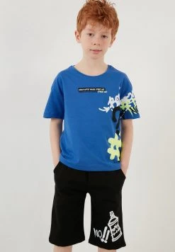 LELA REGULAR FIT T-SHIRT AND SHORTS - Shorts - Blue , Niños