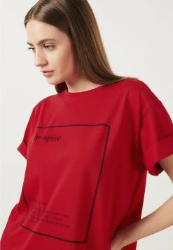 LELA OVERSIZED - Camiseta Estampada - Red, Mujer -LELA Tienda fd9c79a4ea8e41df8c40e60da8e845b0