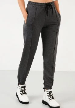 LELA Pantalones Deportivos - Anthracite, Mujer -LELA Tienda fdd8de07fab2437190963018da722860