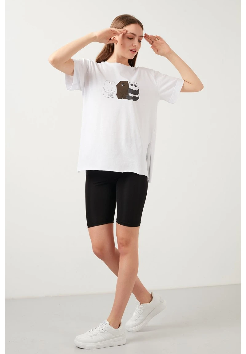 LELA OVERSIZED - Camiseta Estampada - White , Mujer 2 LELA OVERSIZED - Camiseta Estampada - White , Mujer - Imagen 2